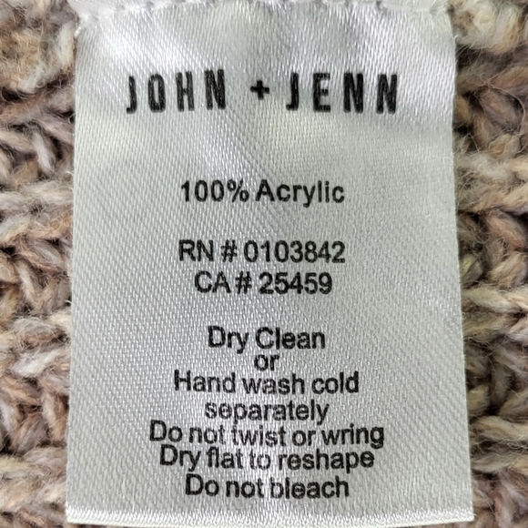 Anthropologie | John + Jenn Lace Shoulder Knit Turtle Neck Sweater size Medium - Picture 6 of 7